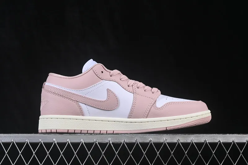 All categories Air Jordan Jordan series basketball shoes Air Jordan 1 Low G version pure original Air Jordan 1 Low AJ1 Joe 1 white pink low-top retro culture basketball shoes DC0774-162